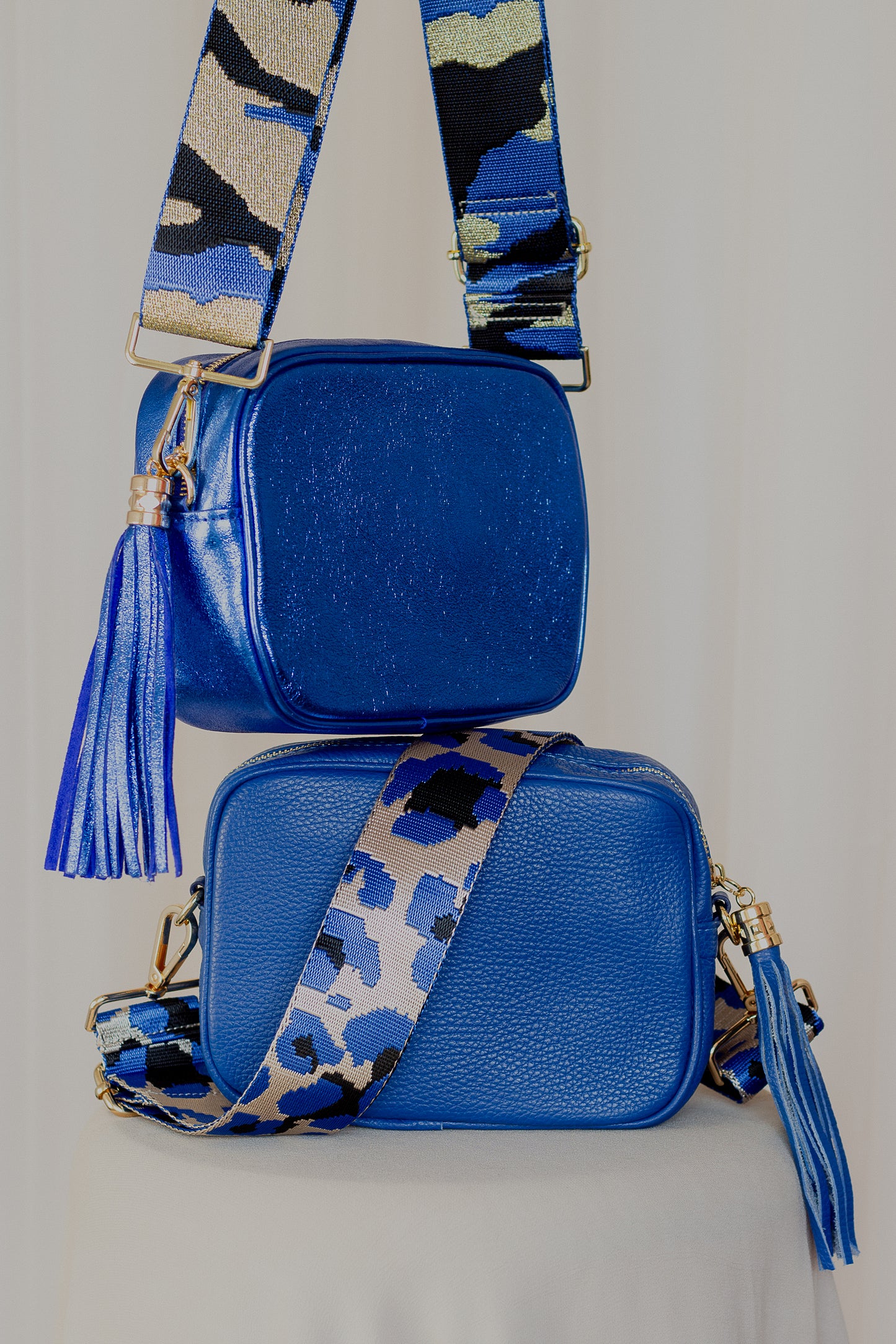 Bolsa Crossbody Azul Eléctrico