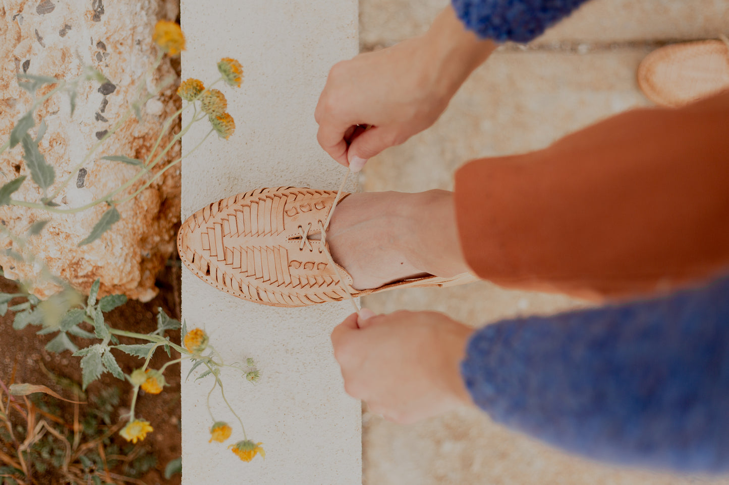 Huaraches Renata Camel