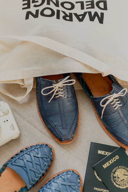 Huaraches Álvaro Azul Marino