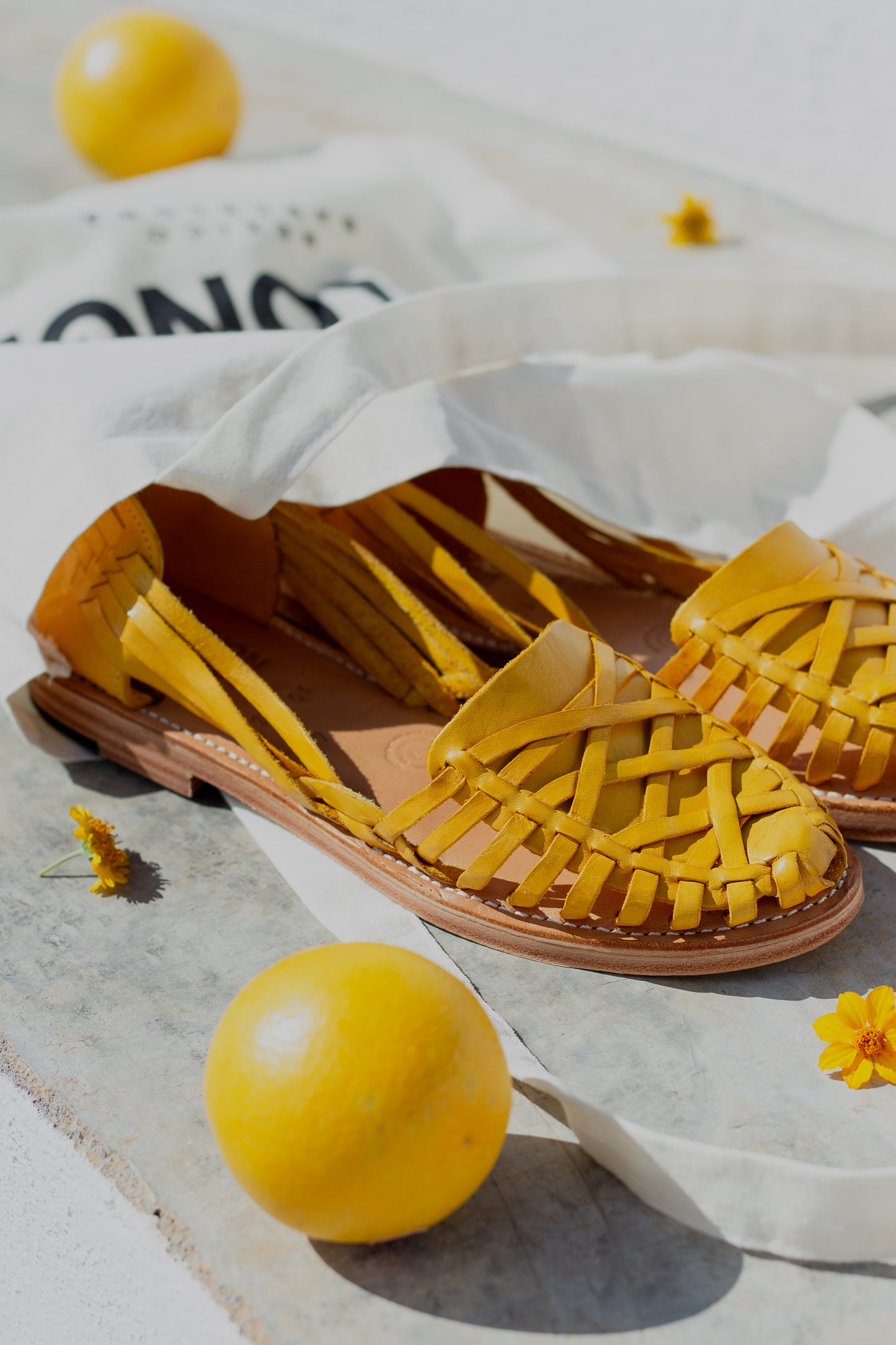 Huaraches Valentina Amarillo