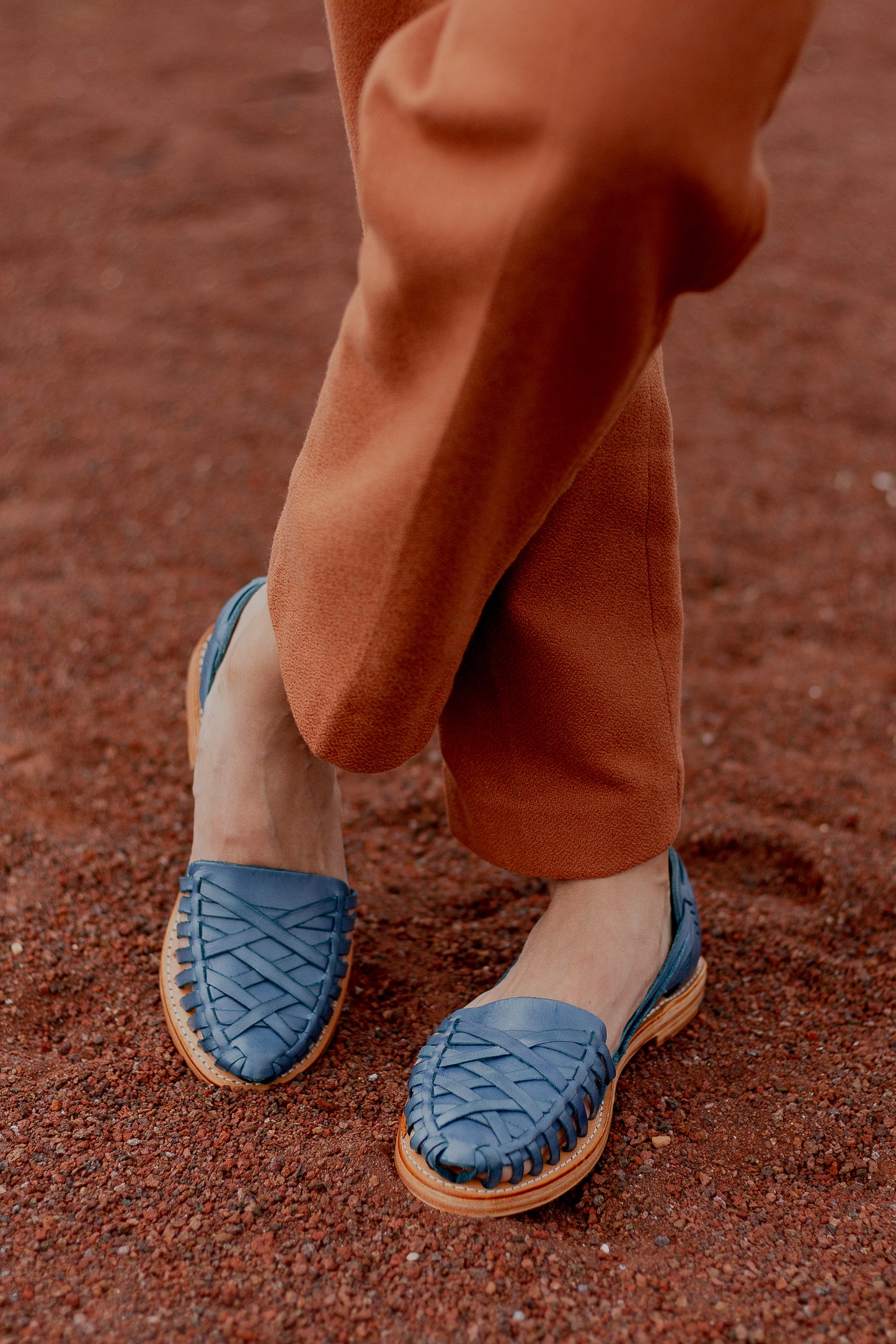 Huaraches Valentina Azul