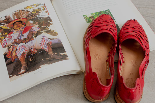 Huaraches Valentina Rojo