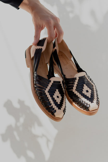 Huaraches Romina Negro