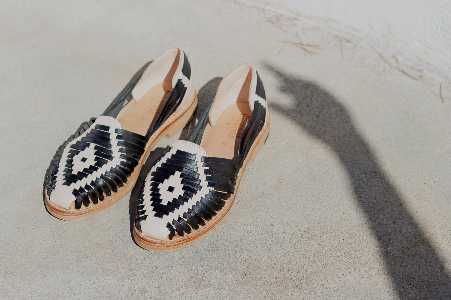 Huaraches Romina Negro