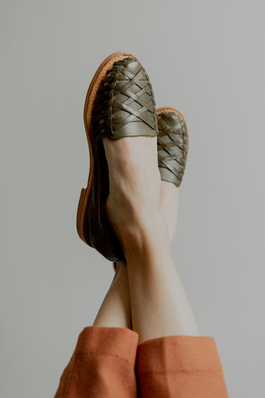 Huaraches Valentina Verde Olivo