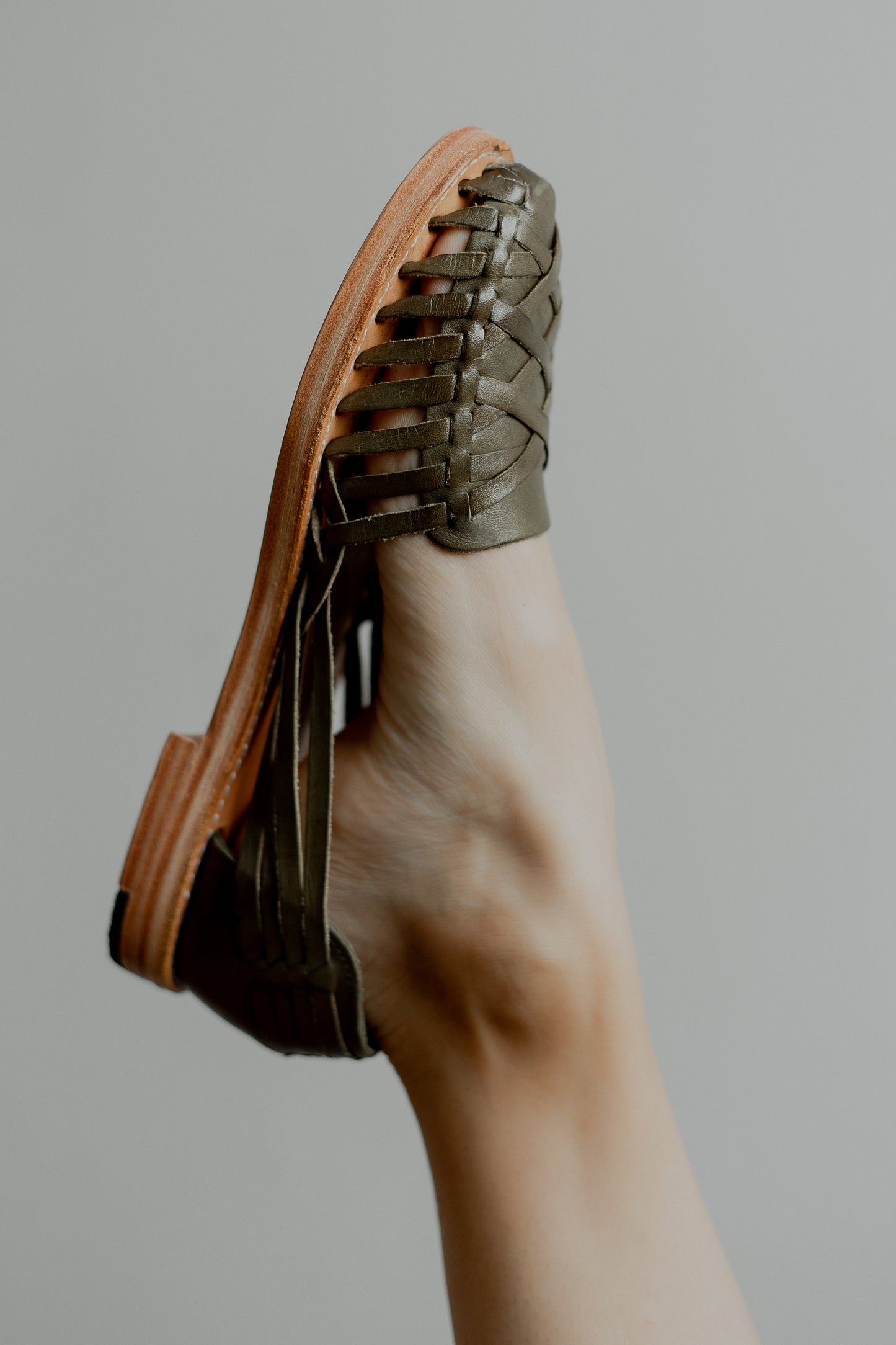 Huaraches Valentina Verde Olivo