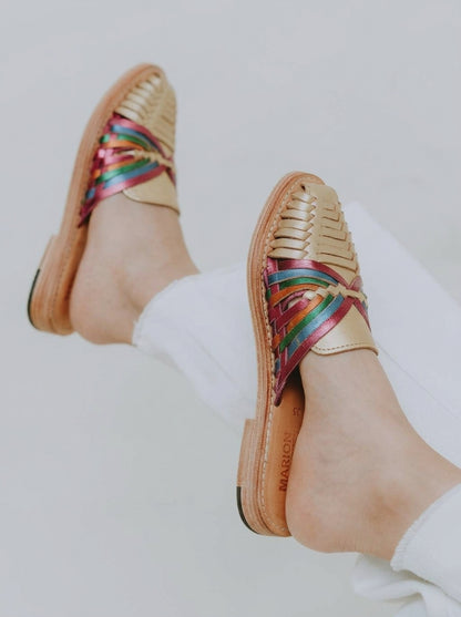 Mules ALMA Arcoiris nude